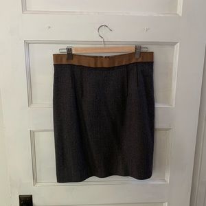 Ann Taylor LOFT Wool Blend Skirt Size 8
